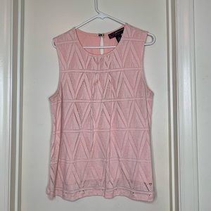 Millennial pink layered tank top for work or fun